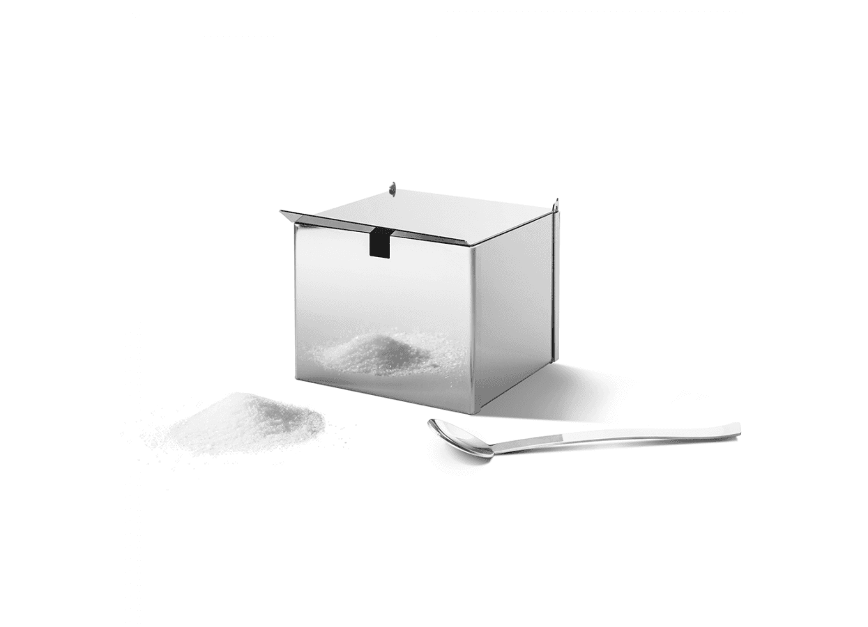 Açucareiro com Colher Ritratto Riva Inox