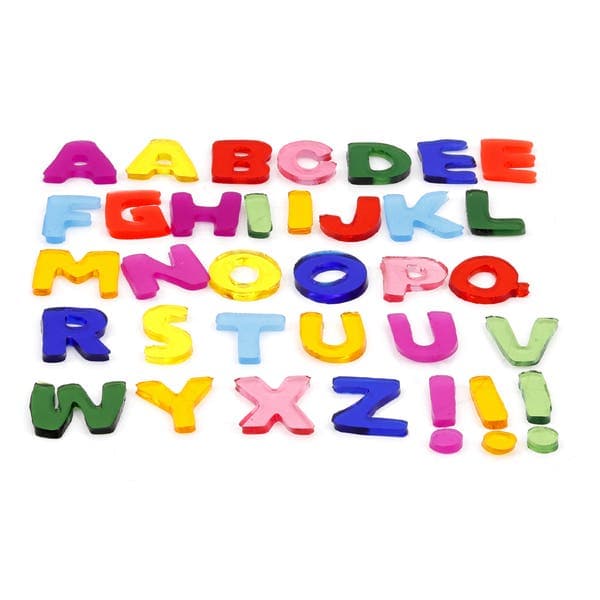 Adesivo de Banho Infantil Gel Alfabeto Multicolorido Imangel