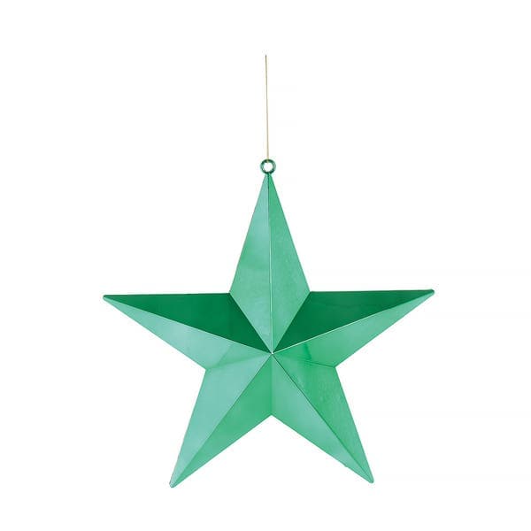 Adorno De Natal Plástico Verde Cromus 30x30cm