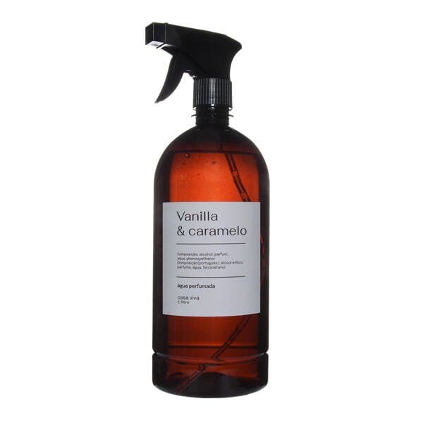 Água Perfumada Vanilla & Caramelo 1000ml Casa Viva