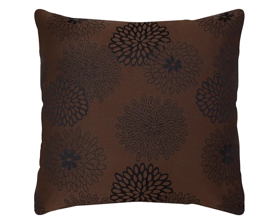 Almofada Decorativa DN Decor Jacquard - Mandala Marrom