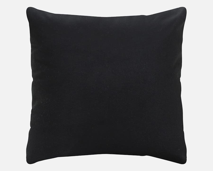 Almofada Decorativa Suede - Lisa Preta