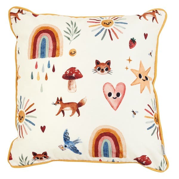 Almofada Infantil Quadrado Almofada Tecido 12x43 cm