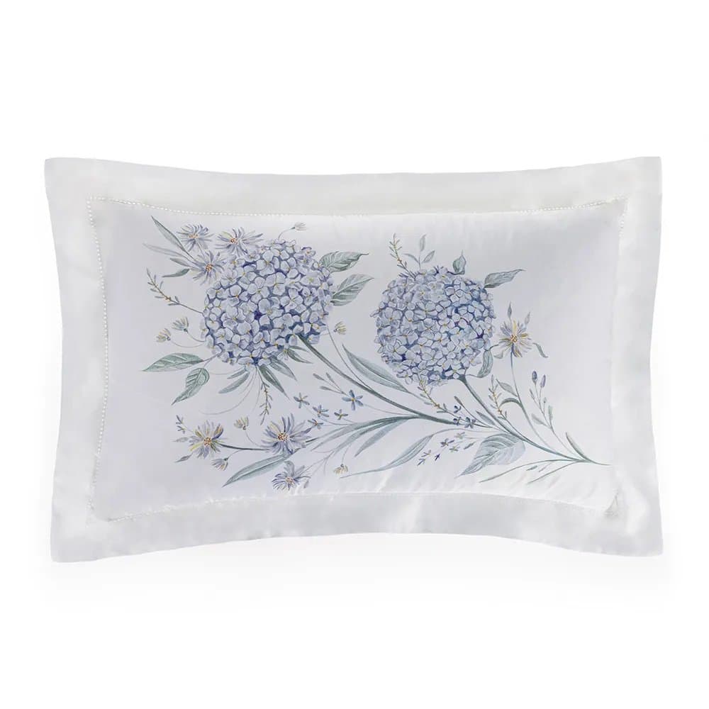 Almofada Ortensie Bambu 300 Fios Trussardi Estampada 30cm x 50cm