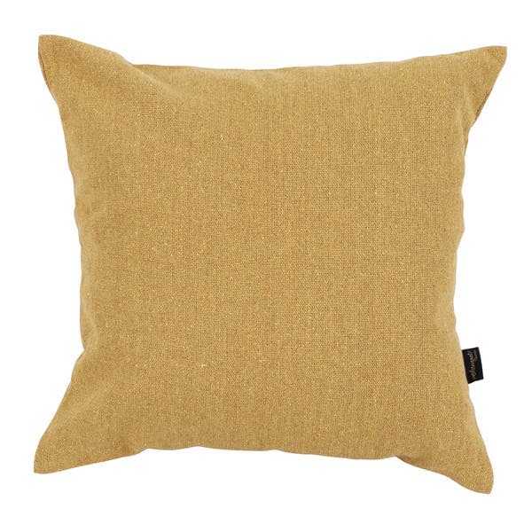 Almofada Quadrado Solid Tecido Mostarda 40x40 cm