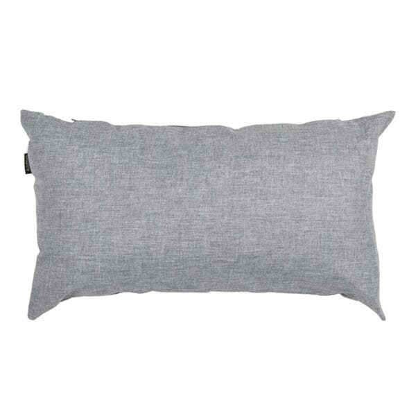 Almofada Retangular Basic Tecido Cinza 15x40 cm