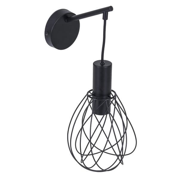 Arandela de Parede Interna IP20 Merone Preta 220V