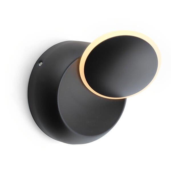 Arandela LED Interna de Parede Bivolt Preta IP20 SL Imports