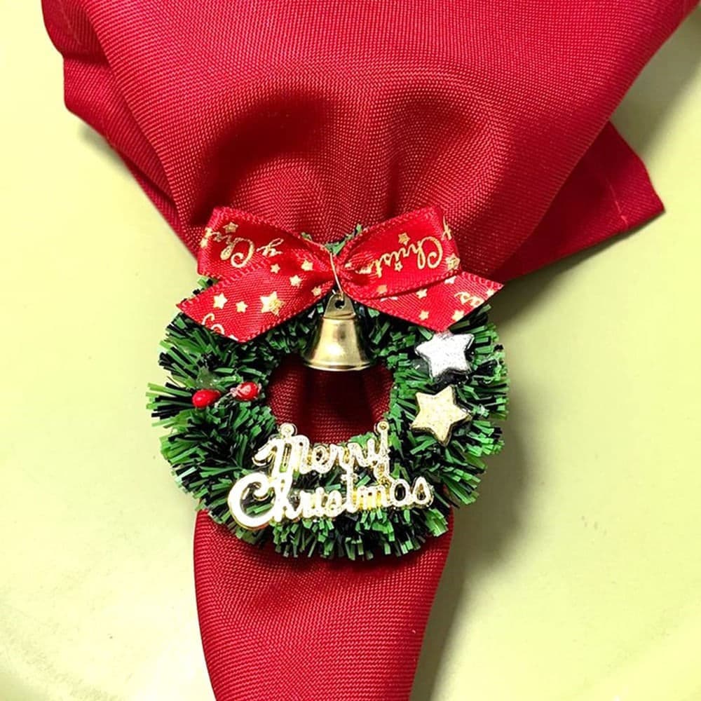 Argola Guardanapo Natal Verde - Arts da Lo