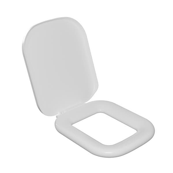 Assento Sanitário Quadra Almofadado Branco Astra