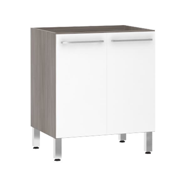 Balcão de Cozinha 2 Portas 53x82,5x53cm Branco Prime Luciane