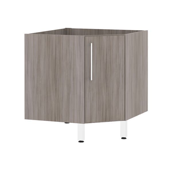 Balcão de Cozinha Canto Diagonal 76x82,5x75cm Malbec Prime Luciane