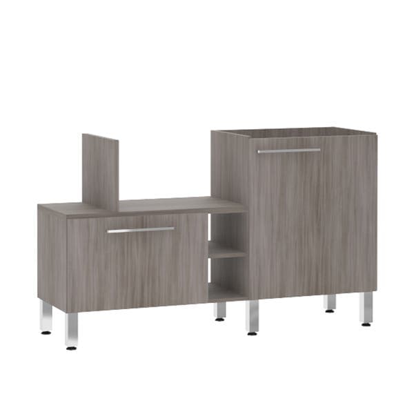 Bancada de Cozinha Península 43,4x82,5x65cm Malbec Prime Luciane