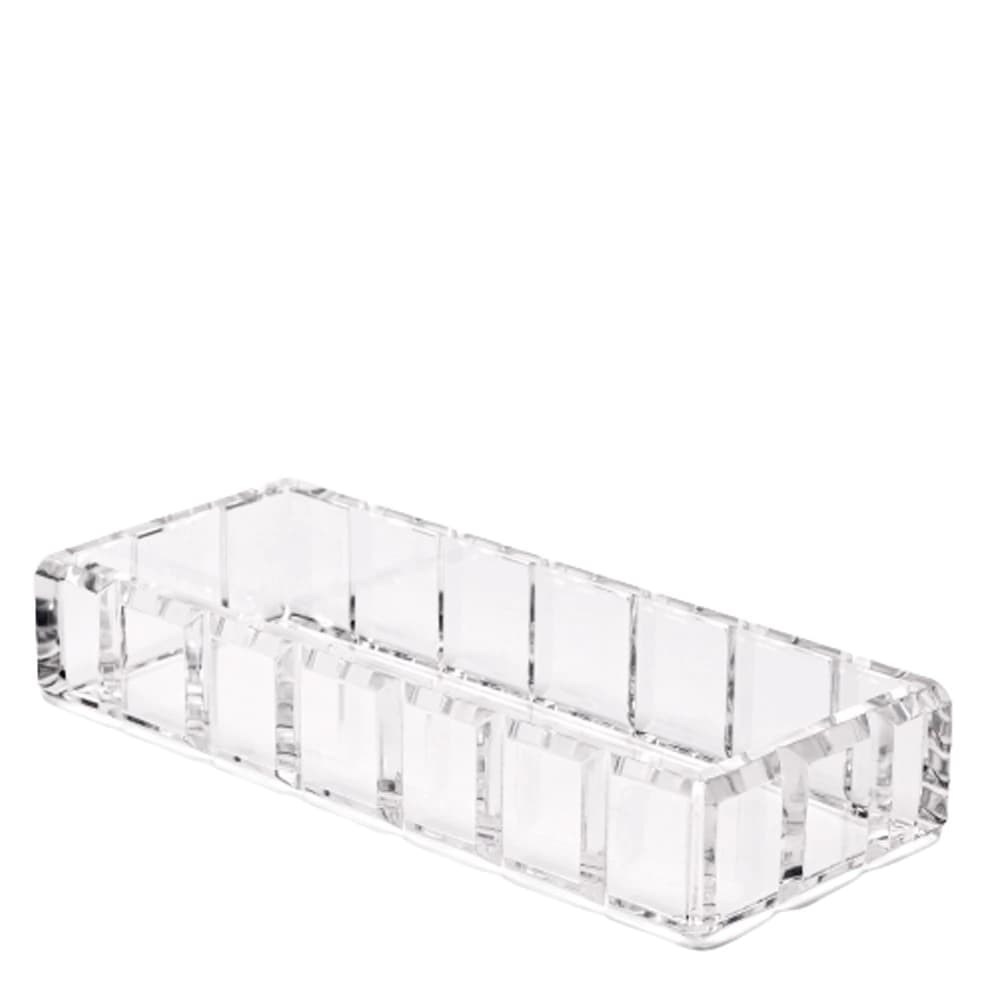 Bandeja de Acrílico para Toalha de Lavabo Bisotê Onom 28x11x4cm