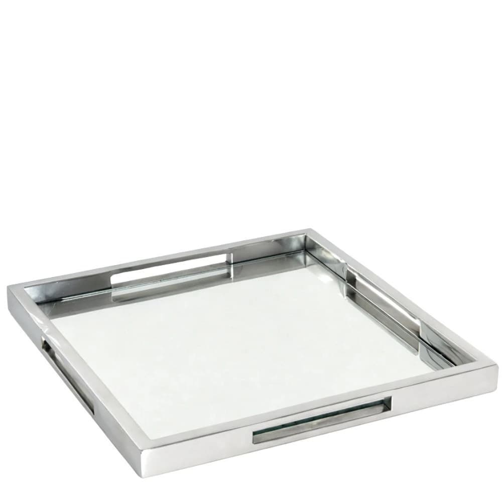 Bandeja de Metal Modern Silver 25cm