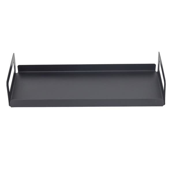 Bandeja para Banheiro de Metal Preta Slim Bali Geguton