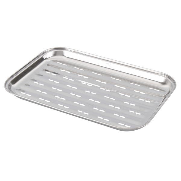 Bandeja para Grelhar Legumes em Aço Inox 33x25 Naterial