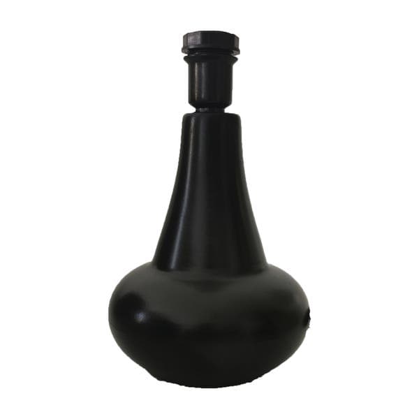 Base para Abajur Preto Cerâmica Espaço Luz