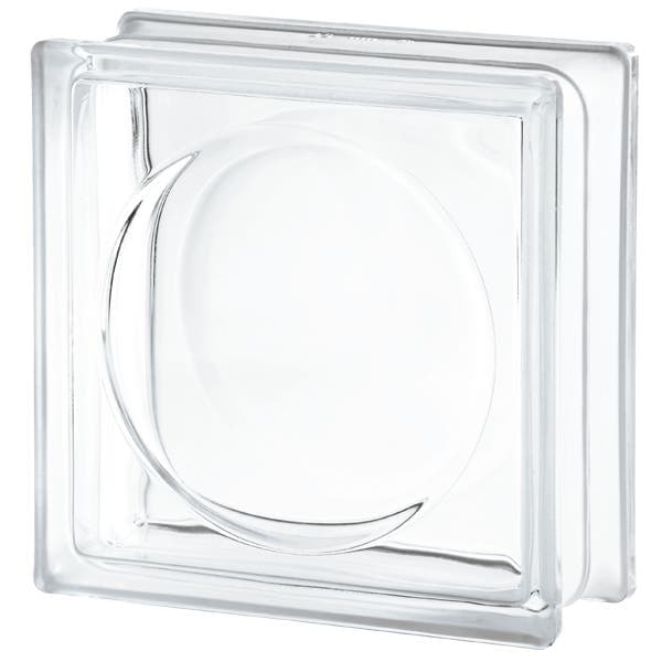 Bloco de Vidro Alpha Incolor 19x19x8cm Seves Glass Block