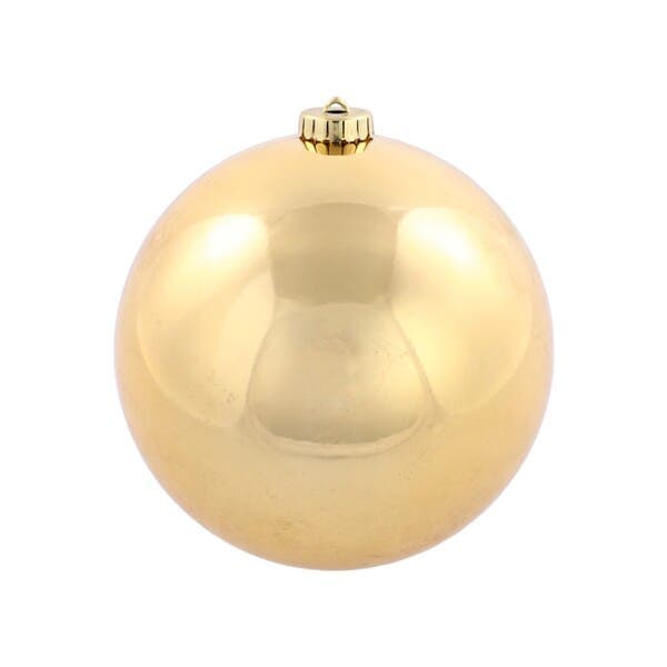 Bola de Natal para Árvore Plástico Ouro 15x15x15cm Cromus