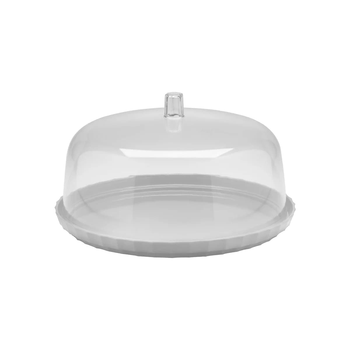 Boleira festa Ou sem pé 30cm Linha Break — Branco