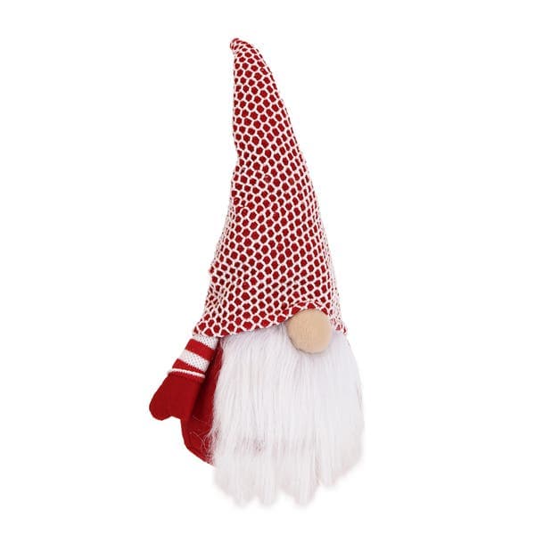 Boneco de Natal Kringle em Tecido Vermelho 33x20x23cm Cromus