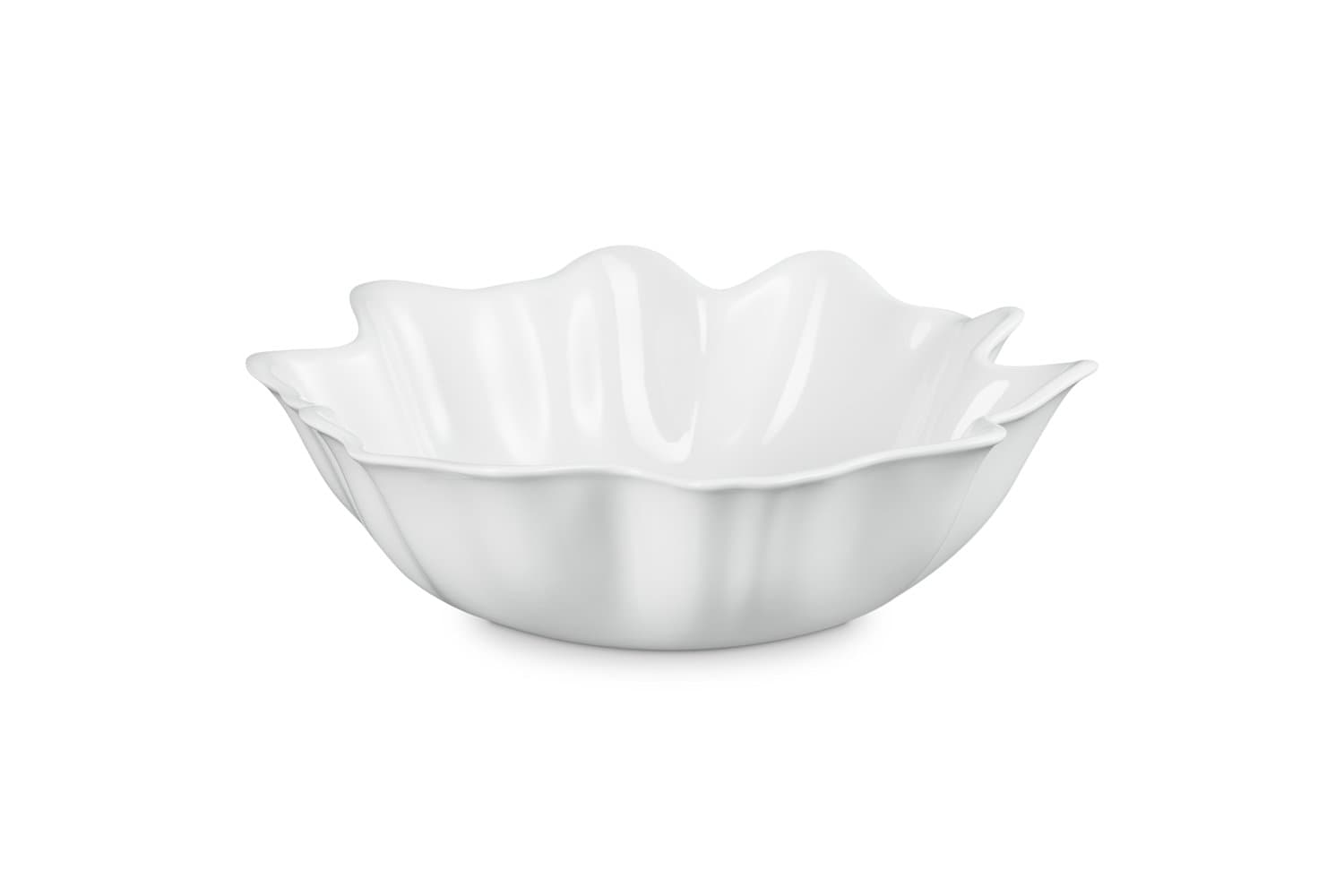 Bowl De Servir Ruffle Le Creuset Branco 3,8 L