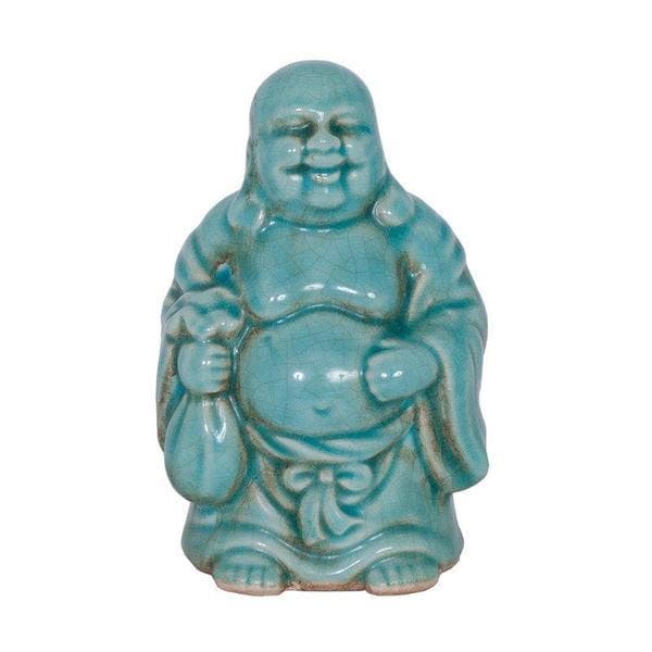 Buda Decorativo Étnica Felicidade 15 Cm - Home Style