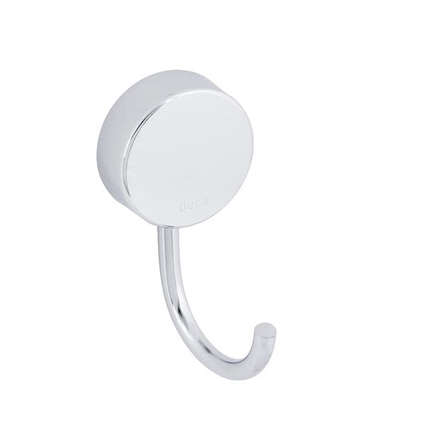 Cabideiro para Banheiro Metal Brilhante Prata Net Deca