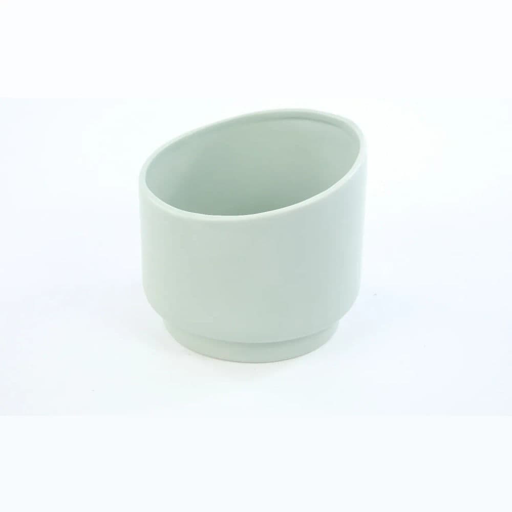 Cachepot de Cerâmica 17x17x15cm Verde - Hub.me