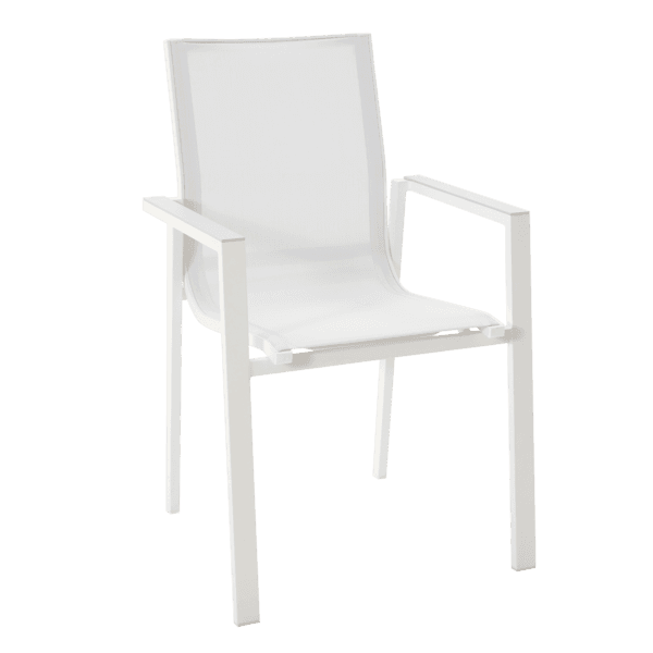 Cadeira de Jardim 91x56,5 cm Branco Odyssea Gamma Naterial