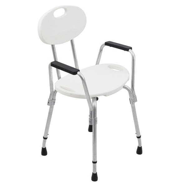 Cadeira para Banho Metal e Plástico 38x20x51cm Mebuki
