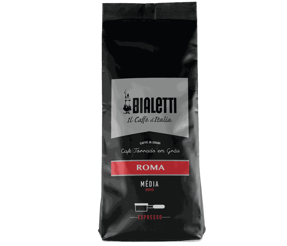 Café Torrado em Grão Roma 500g - Bialetti