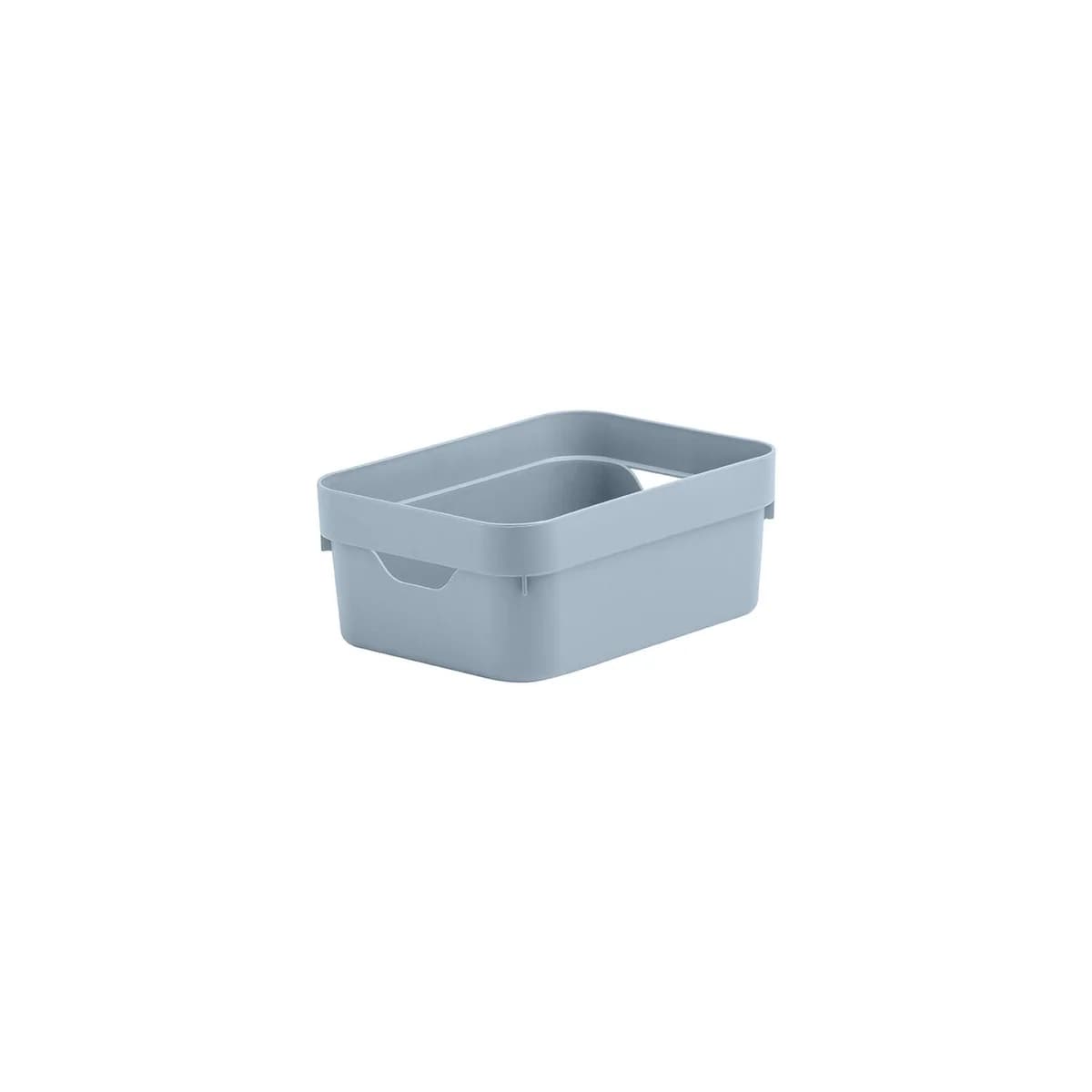 Caixa organizadora Ou 2L Linha Cube — Azul Glacial