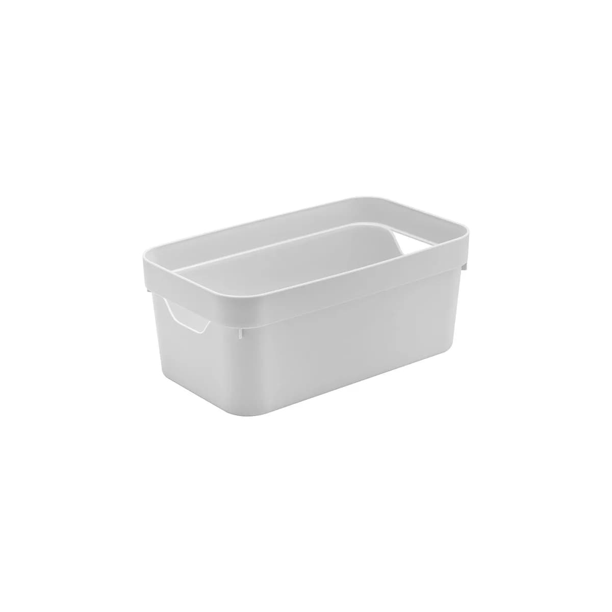 Caixa Organizadora Ou 5,3L Linha Cube — Branco