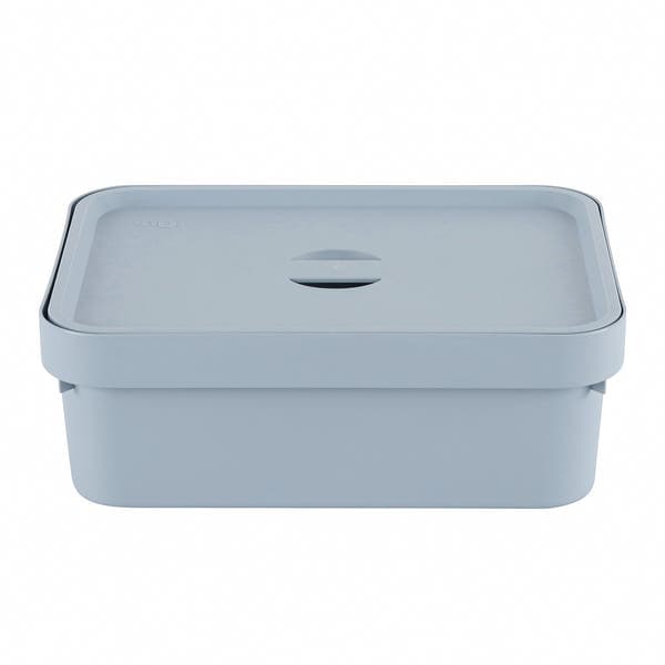 Caixa Organizadora Plástico Azul Glacial Nordi 13x27,5 cm Ou