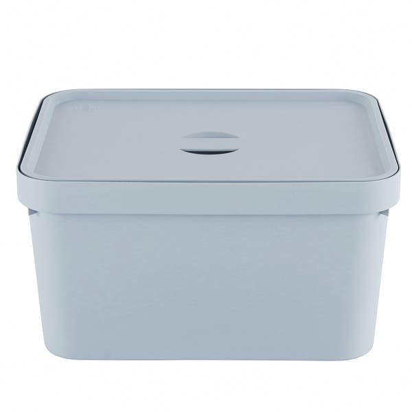 Caixa Organizadora Plástico Azul Glacial Nordi 24,5x36 cm Ou