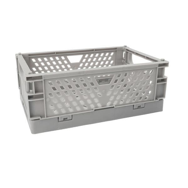 Caixa Organizadora Plástico Cinza 9,7x5,6 cm Oikos