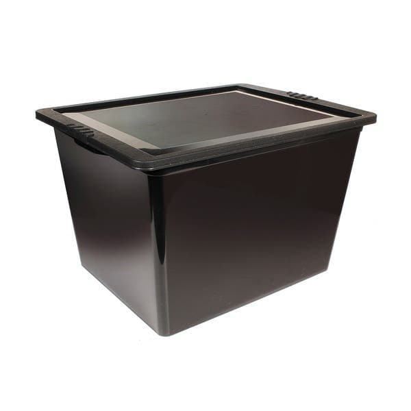 Caixa Organizadora Plástico Preto 41,9x32,3 cm São Bernardo