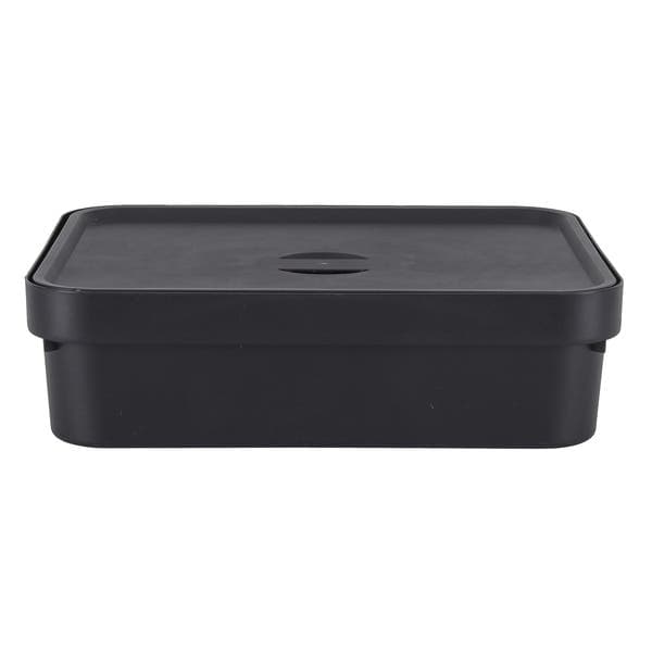 Caixa Organizadora Plástico Preto Nordi 13x35,5 cm Ou