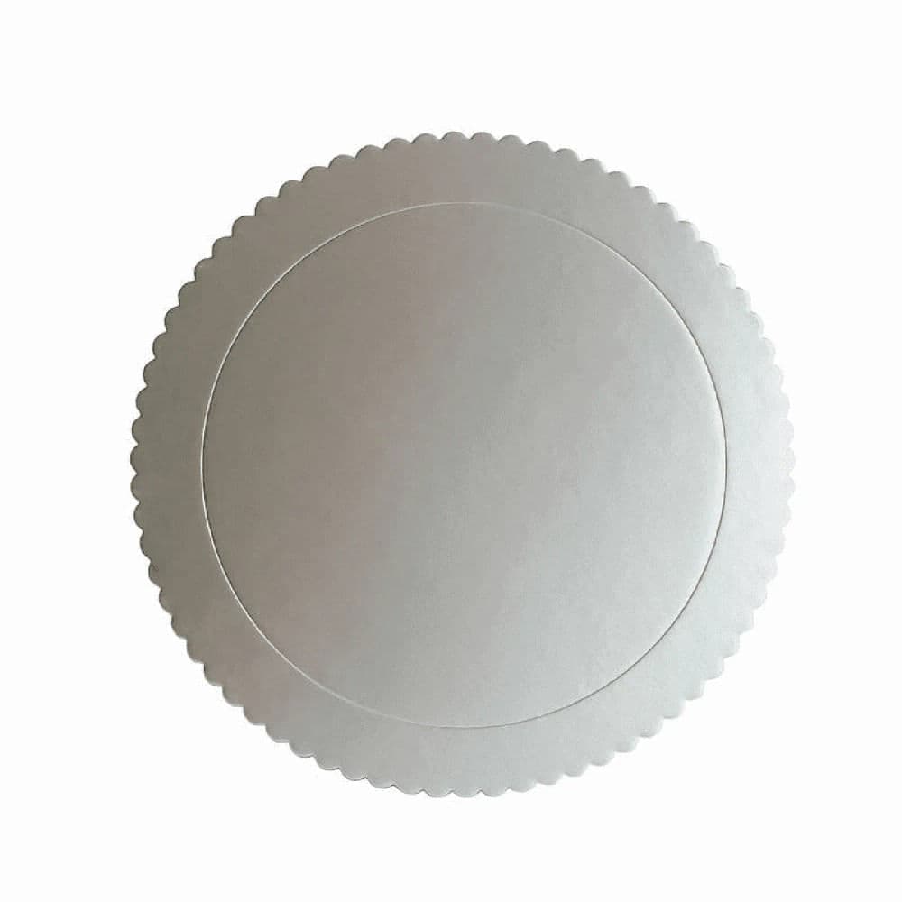 Cake Board Prata 24cm - Silver Festas