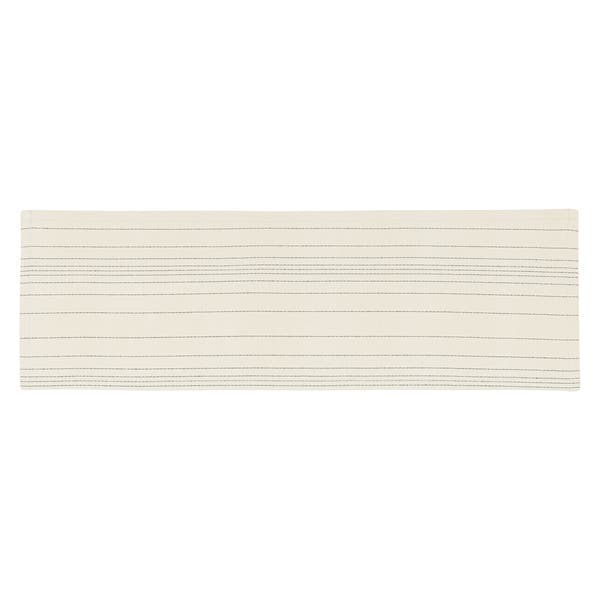 Caminho de Mesa Listra Algodão Cru Retangular 0,4x1,6m Speciatta
