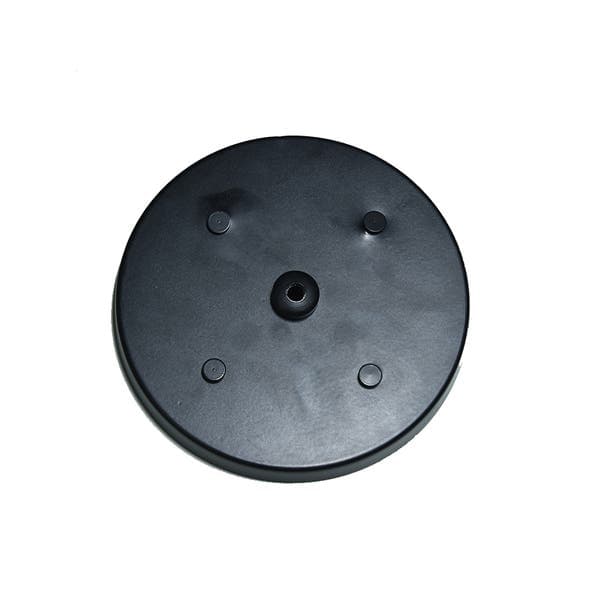 Canopla para Pendente Redonda 5 Lâmpadas Metal Preto