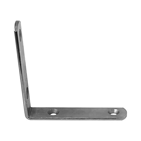 Cantoneira Abas Iguais Aço 88,9x88,9mm Prata 1 peça