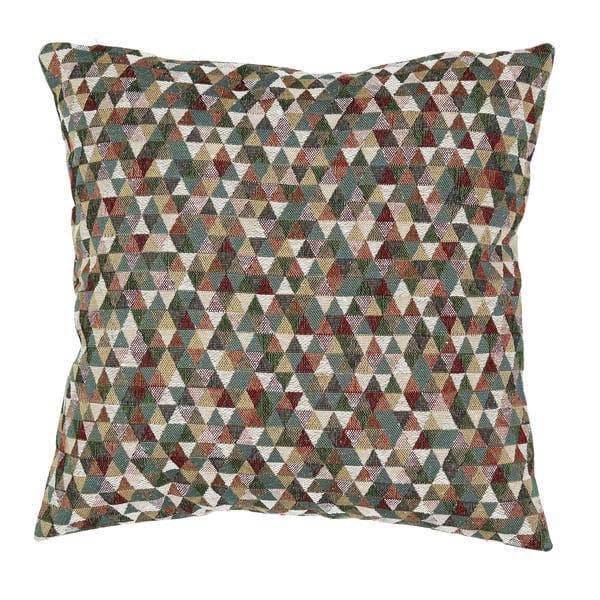 Capa de Almofada Quadrado Geométrico Tecido Color 43x43 cm