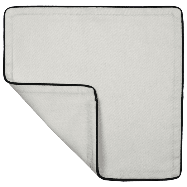 Capa de Almofada Quadrado Kalpe Tecido Branco 2 45x45 cm