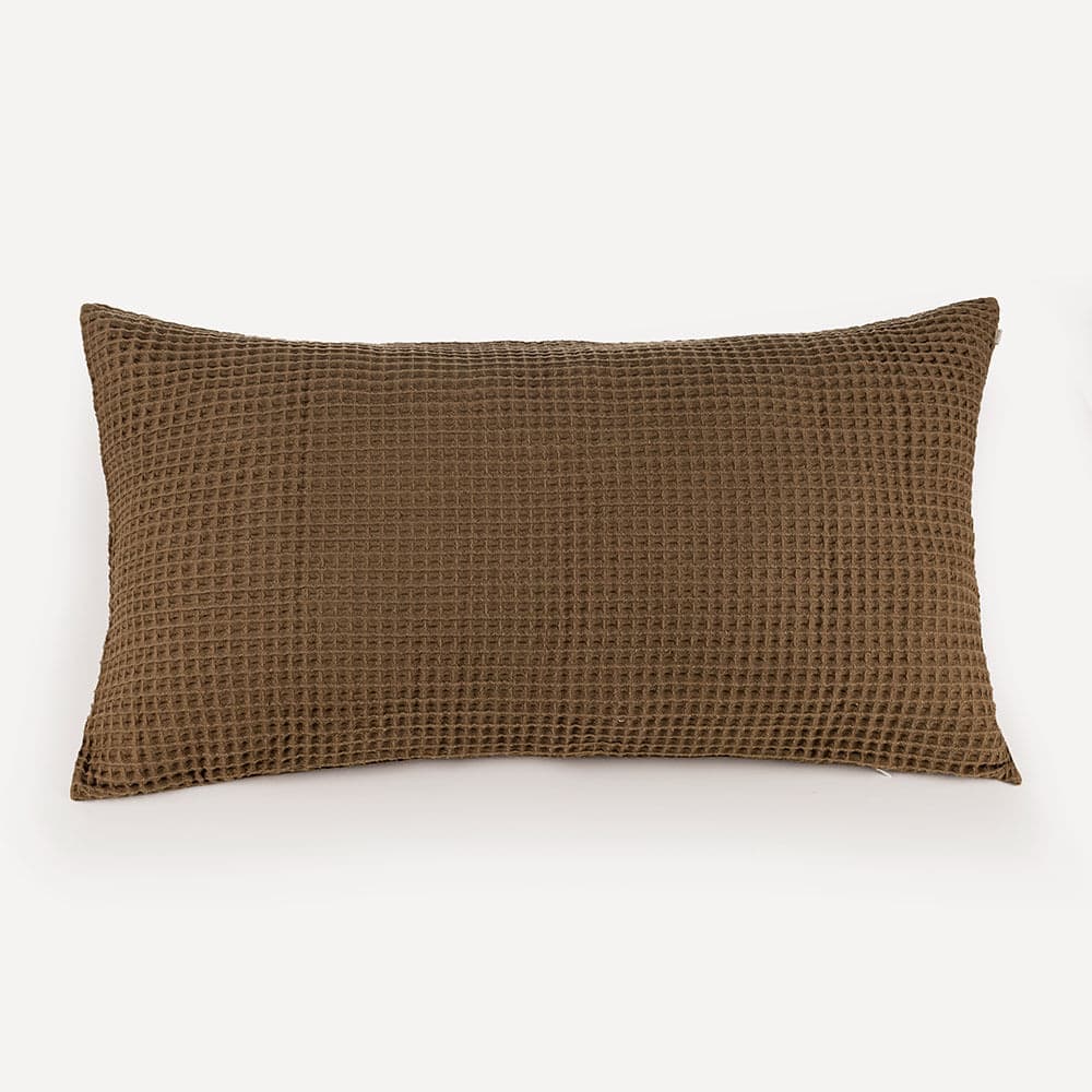 Capa de Almofada Retangular 100% Algodão Denver Cappuccino