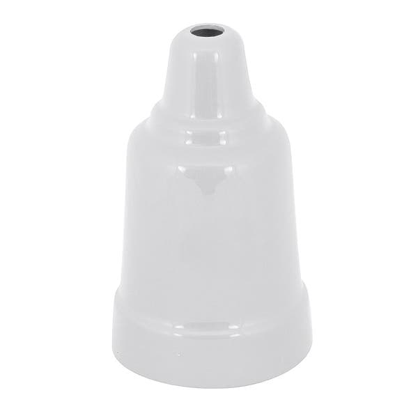 Capa de Soquete E27 Metal Branco