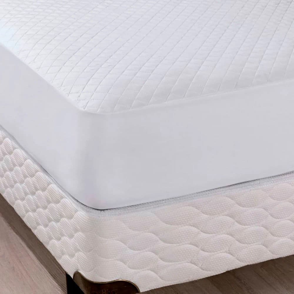 Capa para Colchão Casal Impermeável Branco - Hedrons