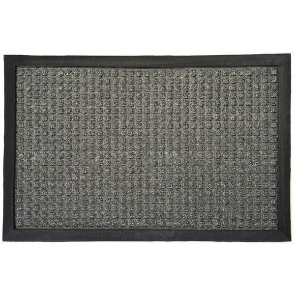 Capacho Antiderrapante Retangular 40x60 Inspire Hobnail Cinza